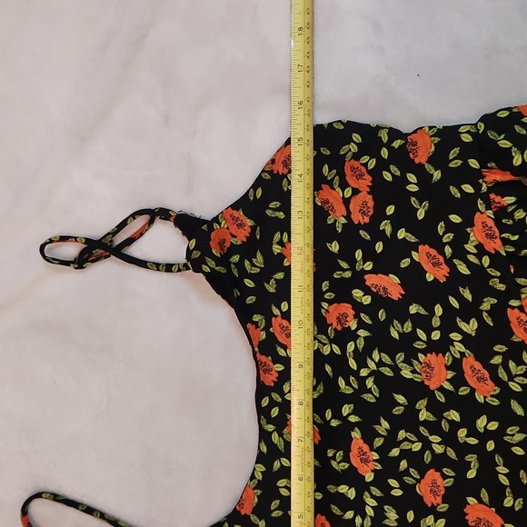 Everly tiered ruffled spaghetti strap tunic - Picture 4 of 6